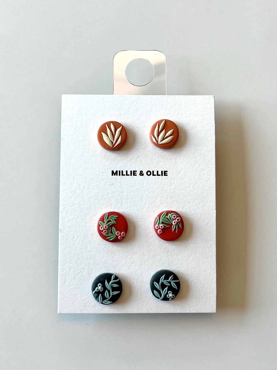 Floral "Wren" Stud Pack